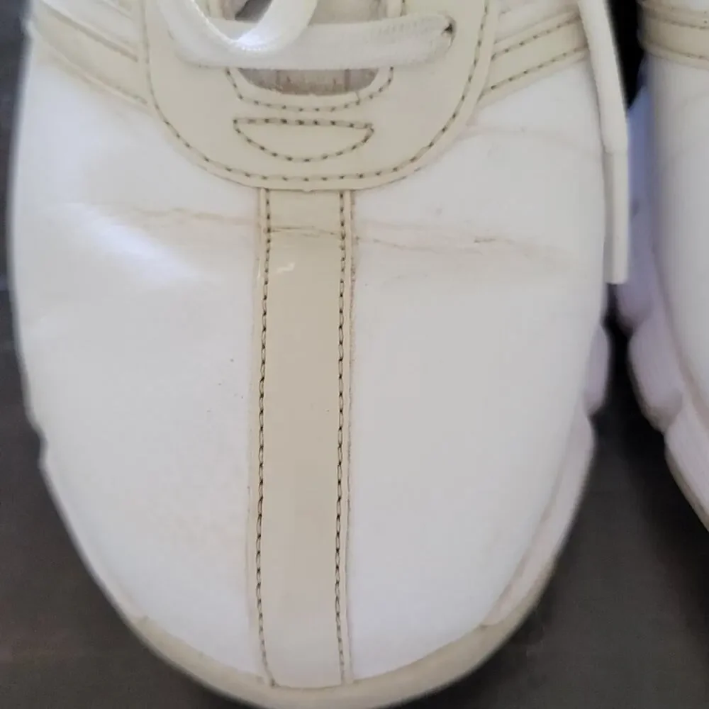 NIKE Golf Cleats Power Channel Athletic Lace Up Y2K 90s Size 10 White